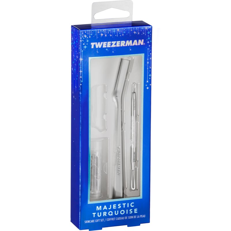 Tweezerman Majestic Turquoise ajándékszett az arcra-Ár