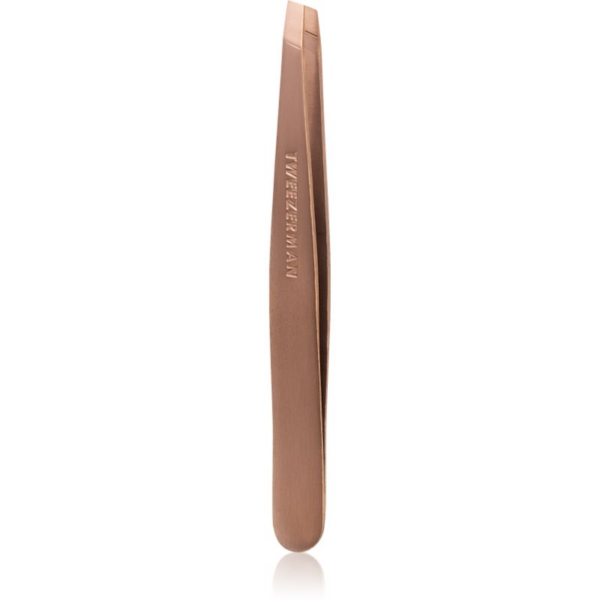 Tweezerman Studio Collection ferde végű szemöldökcsipesz Rose Gold 1 db-Ár