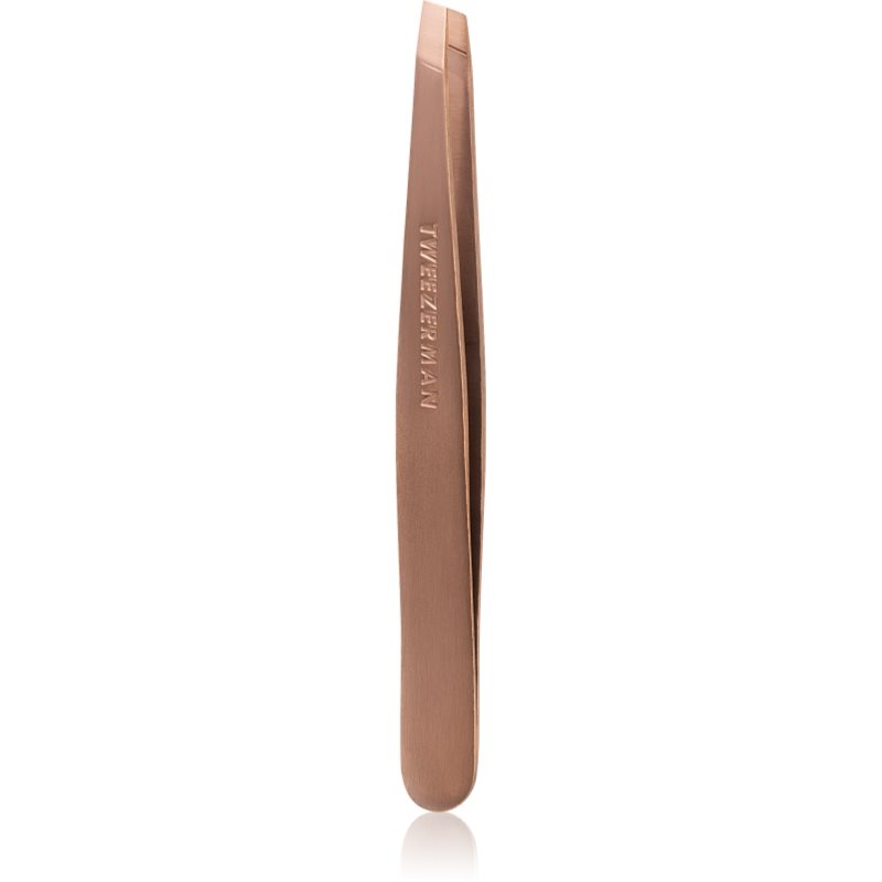 Tweezerman Studio Collection ferde végű szemöldökcsipesz Rose Gold 1 db-Ár
