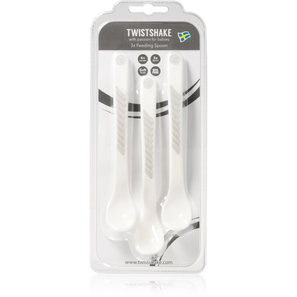 Twistshake Feeding Spoons kiskanál White 4 m+ 3 db-Ár
