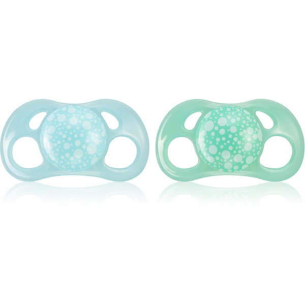 Twistshake Orthodontic 6m+ cumi Blue+Green 2 db-Ár