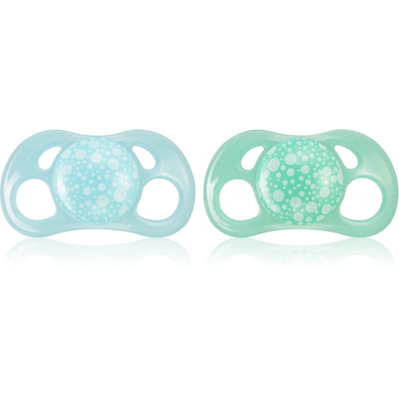 Twistshake Orthodontic 6m+ cumi Blue+Green 2 db-Ár