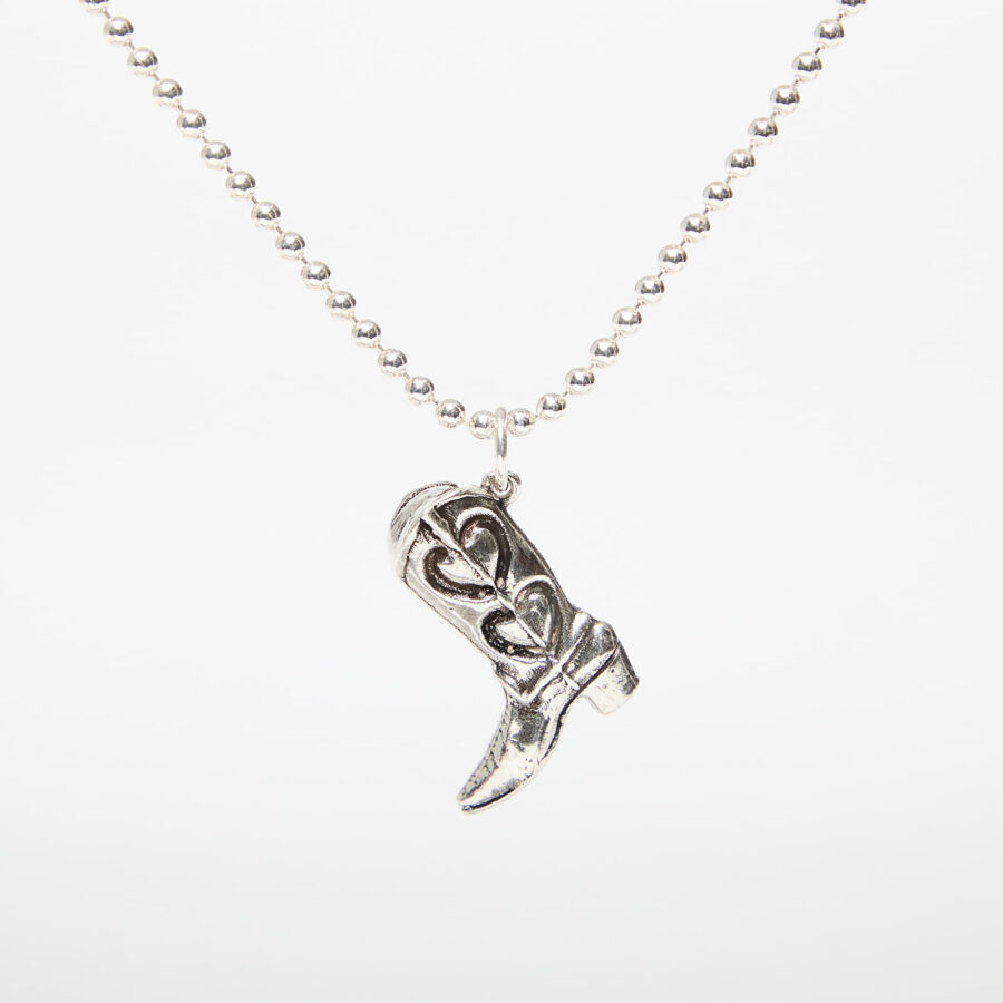 TwoJeys Boot Necklace Silver Universal-alacsony-ár