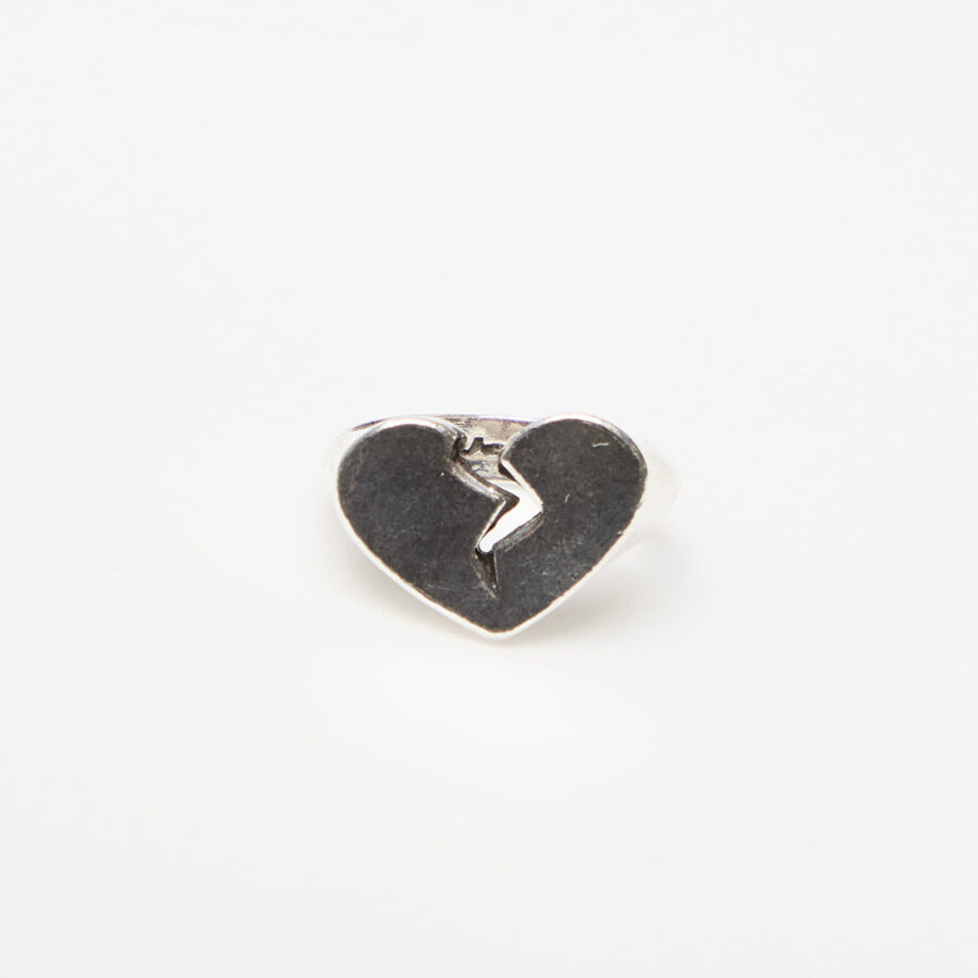 TwoJeys Broken Heart Ring Silver 56 mm-alacsony-ár