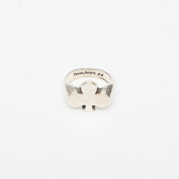 TwoJeys Clover Ring Silver 60 mm-alacsony-ár