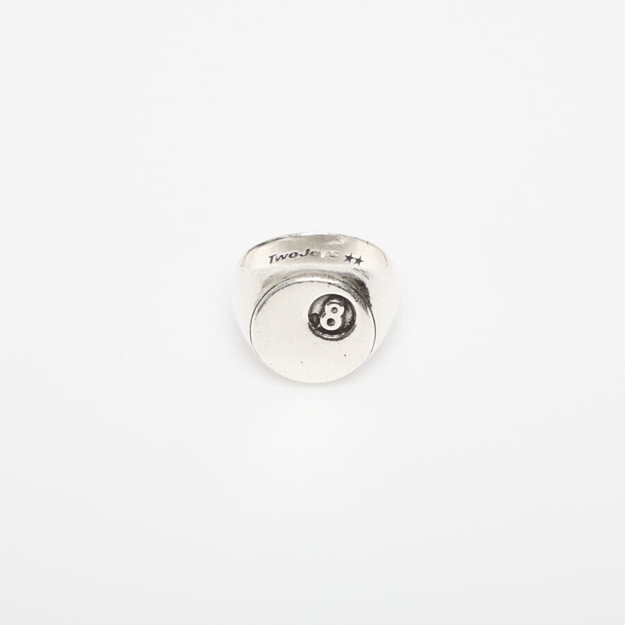 Twojeys 8 Ball Ring Silver 56 mm-alacsony-ár