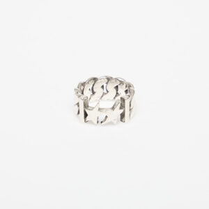 Twojeys Cuban Icon Ring Silver 56 mm-alacsony-ár
