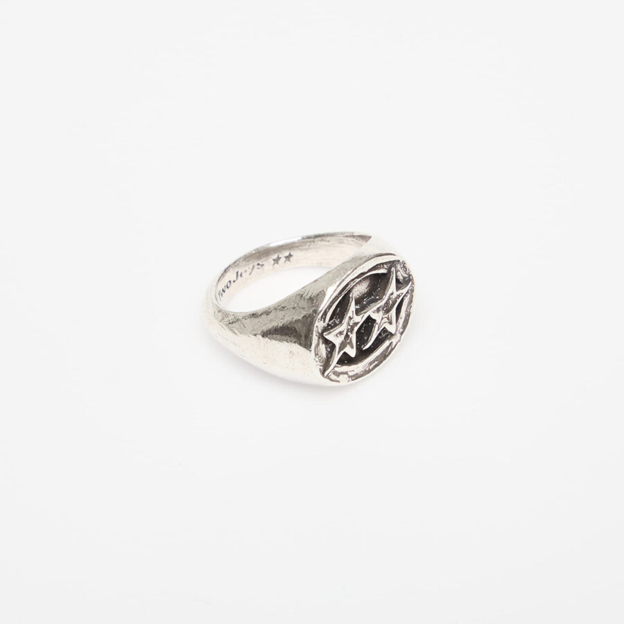 Twojeys Icon Signet Ring Silver 58 mm-alacsony-ár