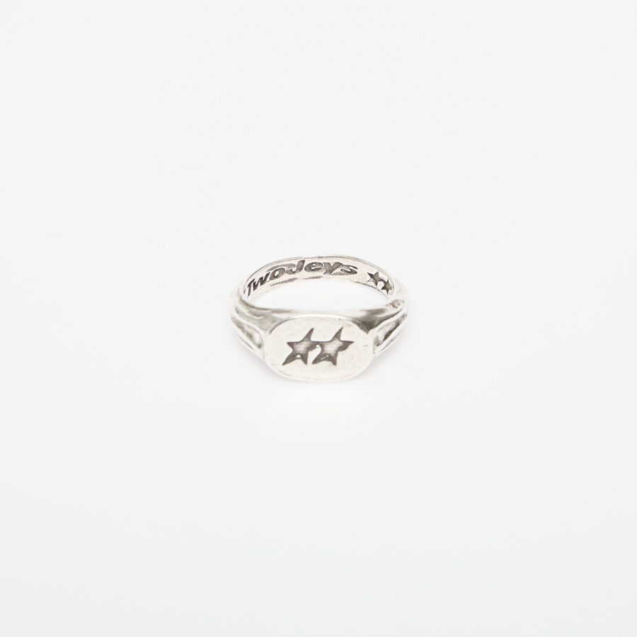 Twojeys Superstar Signed Ring Silver 62 mm-alacsony-ár