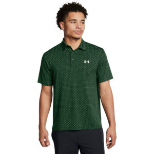UA Playoff 3.0 Printed Polo-GRN