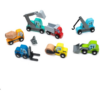 UMU Toys Construction vehicles interaktív játék fából készült 3y+