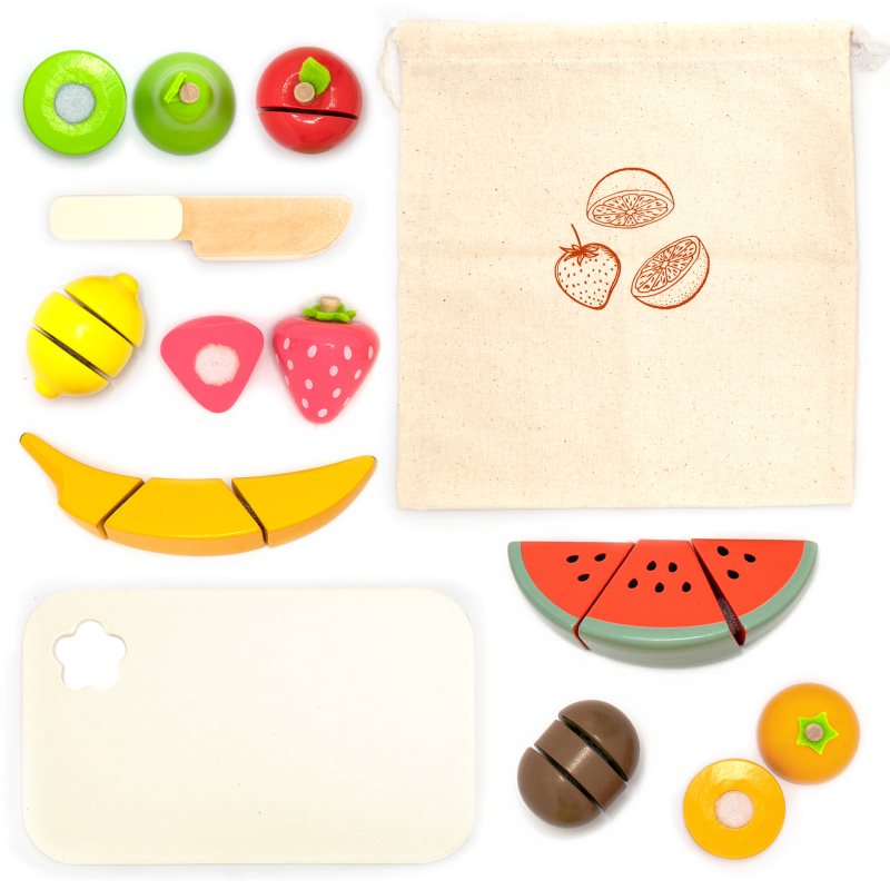 UMU Toys Cutting Fruits interaktív játék fából készült 2y+
