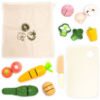 UMU Toys Cutting Vegetables interaktív játék fából készült 2y+