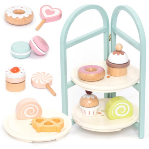 UMU Toys Dessert set interaktív játék fából készült 3y+