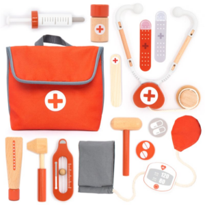 UMU Toys Mini doctor's set interaktív játék fából készült 3y+ 1 db