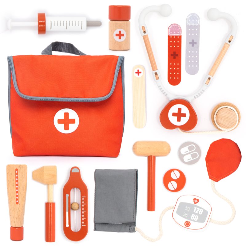 UMU Toys Mini doctor's set interaktív játék fából készült 3y+ 1 db