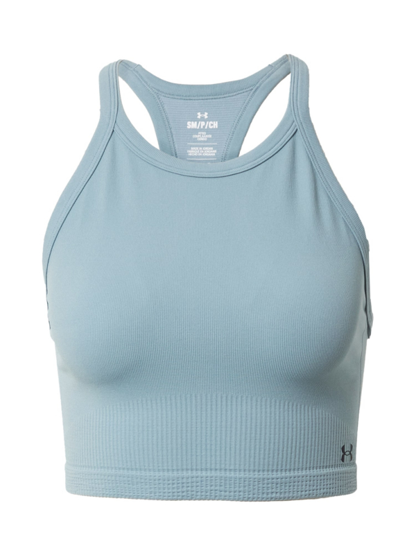 UNDER ARMOUR Sport top 'Rush'  füstkék / szürke / fekete-Hungary