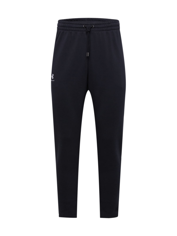UNDER ARMOUR Sportnadrágok 'Essential'  fekete / fehér-Hungary