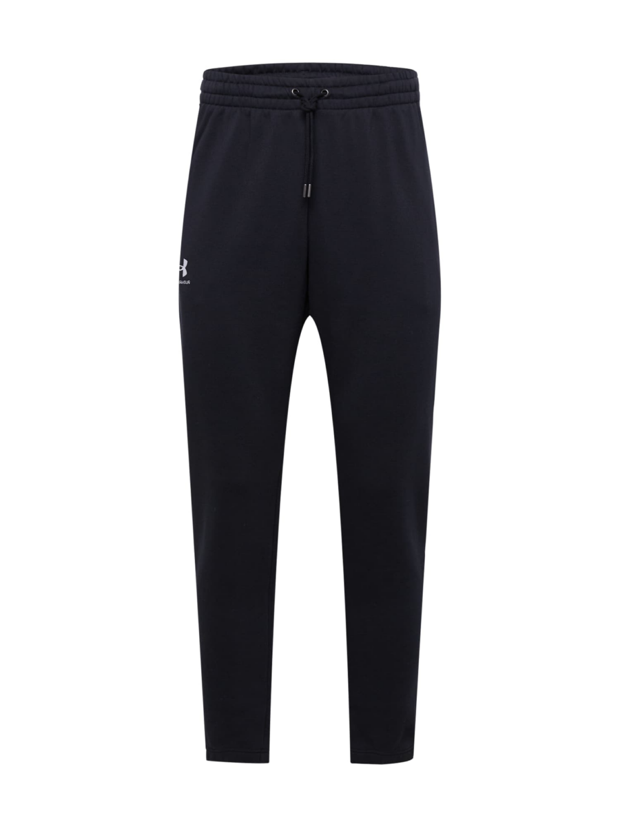 UNDER ARMOUR Sportnadrágok 'Essential'  fekete / fehér-Hungary