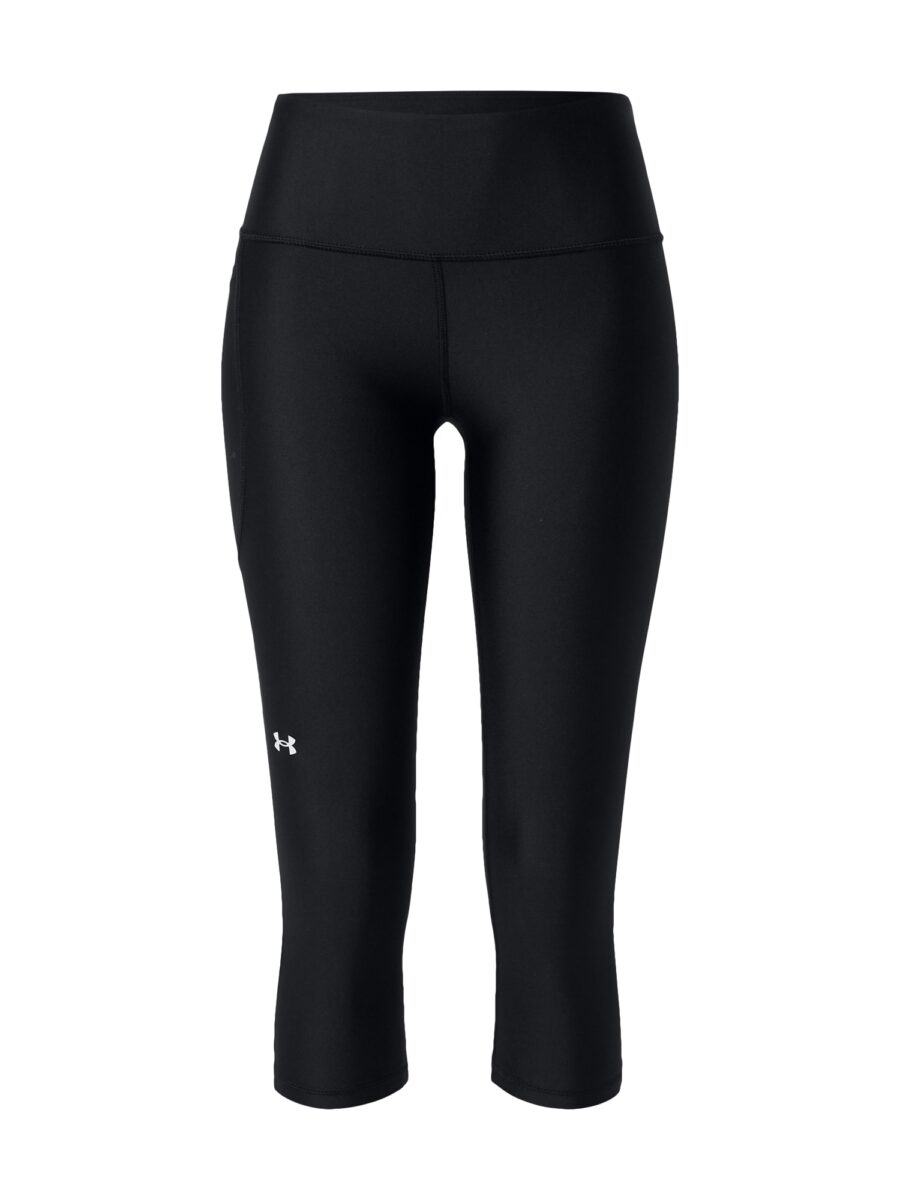 UNDER ARMOUR Sportnadrágok  fekete / fehér-hu