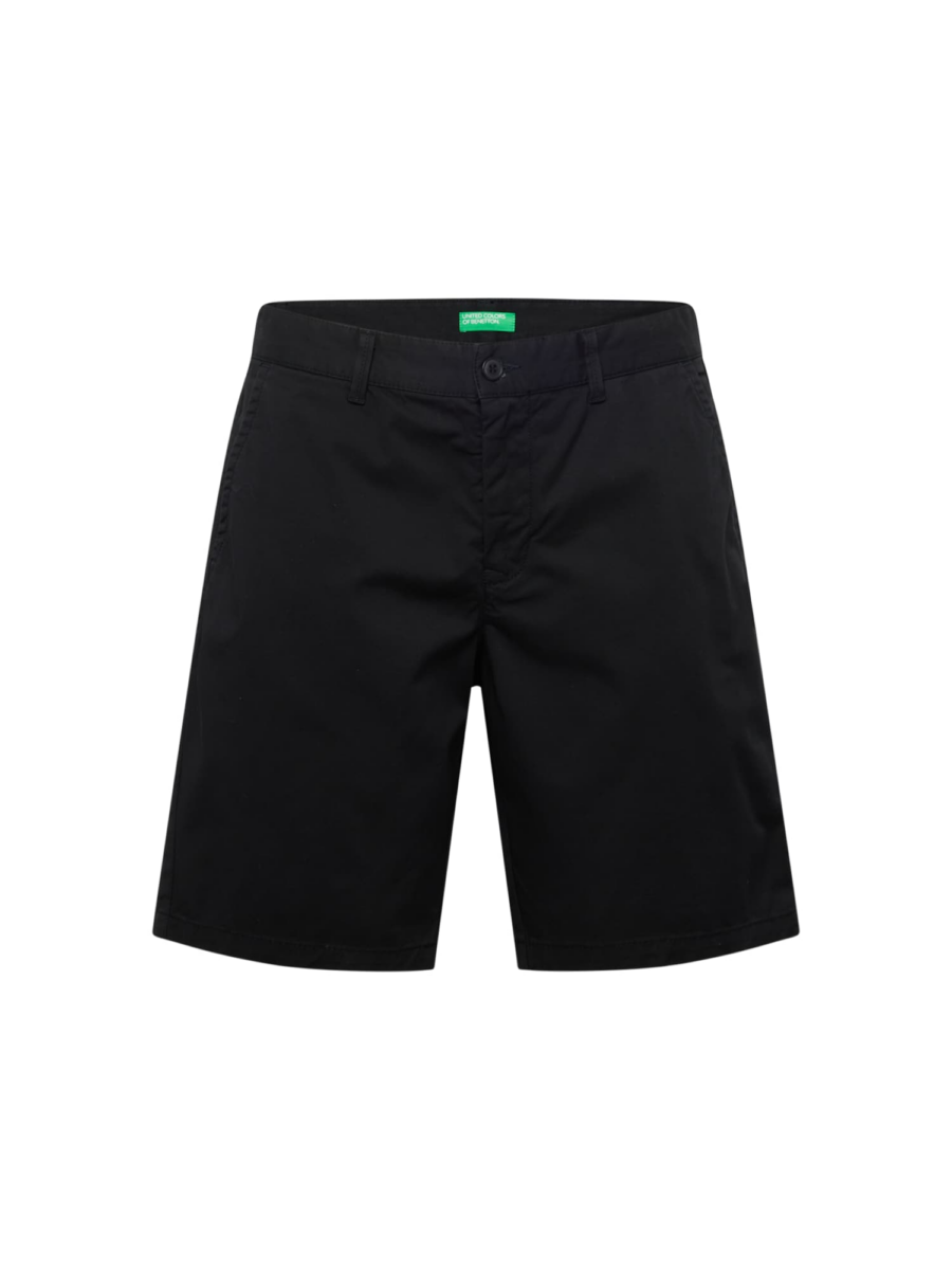 UNITED COLORS OF BENETTON Chino nadrág  fekete-Ár