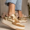 UR/CEO Beige Women's Sports Sneakers Seisha