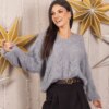 UR/CEO Soft grey long sleeve sweater Rianne