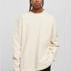 Ultra Heavy Oversized Long Sleeve White Sand