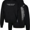 Ultraheavy Oversize Hoodie Fingerprint Black