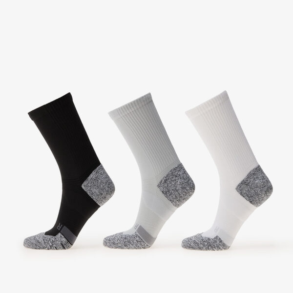 Under Armour AD Pro Mid Socks 3-Pack Black S-alacsony-ár