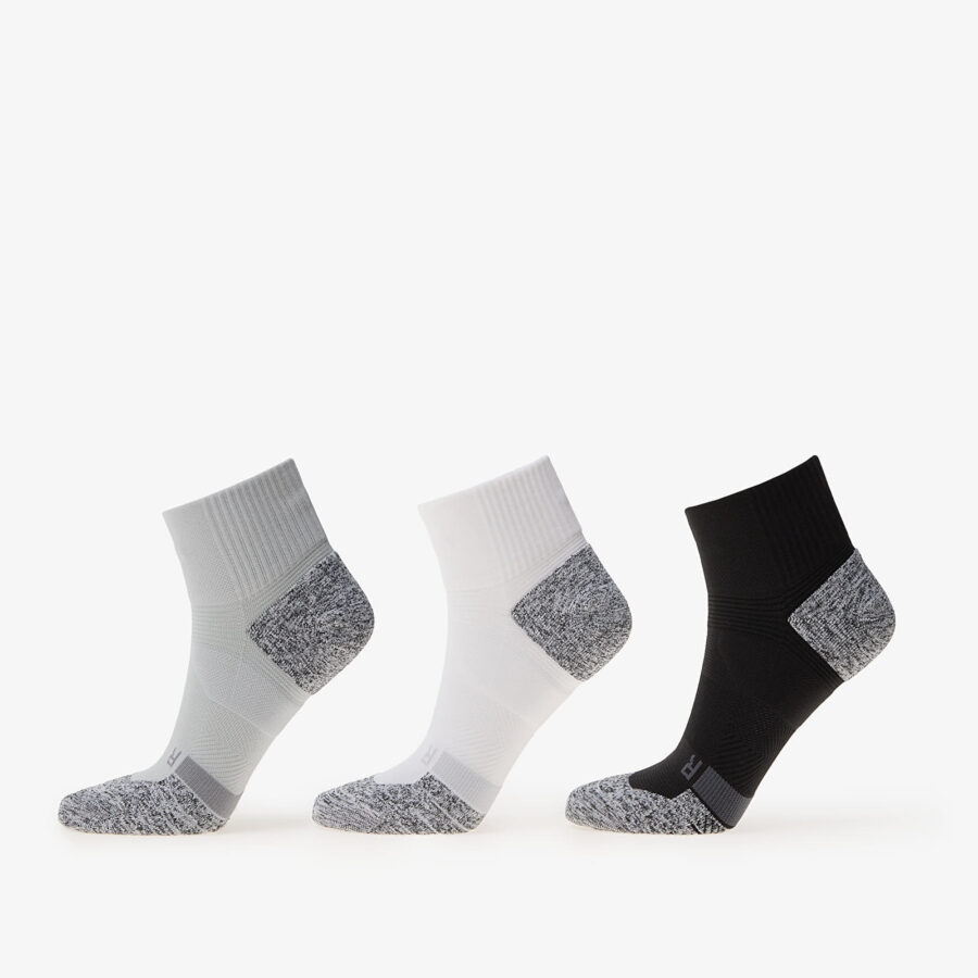 Under Armour AD Pro Short Socks 3-Pack Black S-alacsony-ár