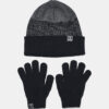 Under Armour Beanie & Glove Combo-BLK - Boys