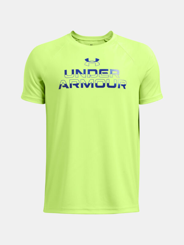Under Armour Boys' T-shirt UA Tech Split Wordmark SS - Boys