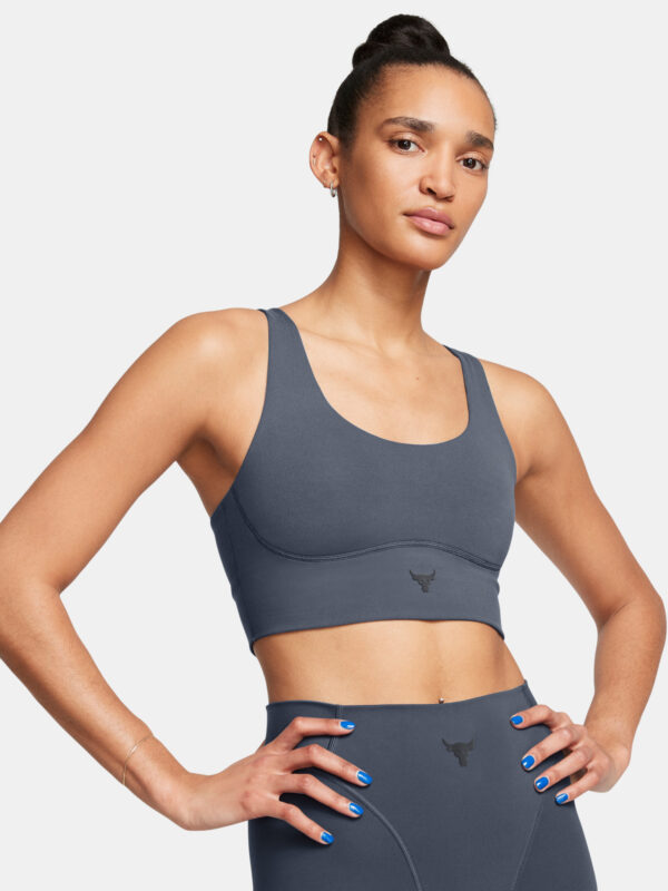 Under Armour Bra Pjt Rck LG Grind Sportlette-GRY - Women's