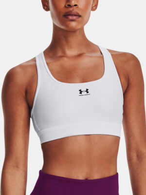 Under Armour Bra UA HG Armour Mid Padless-WHT - Women's