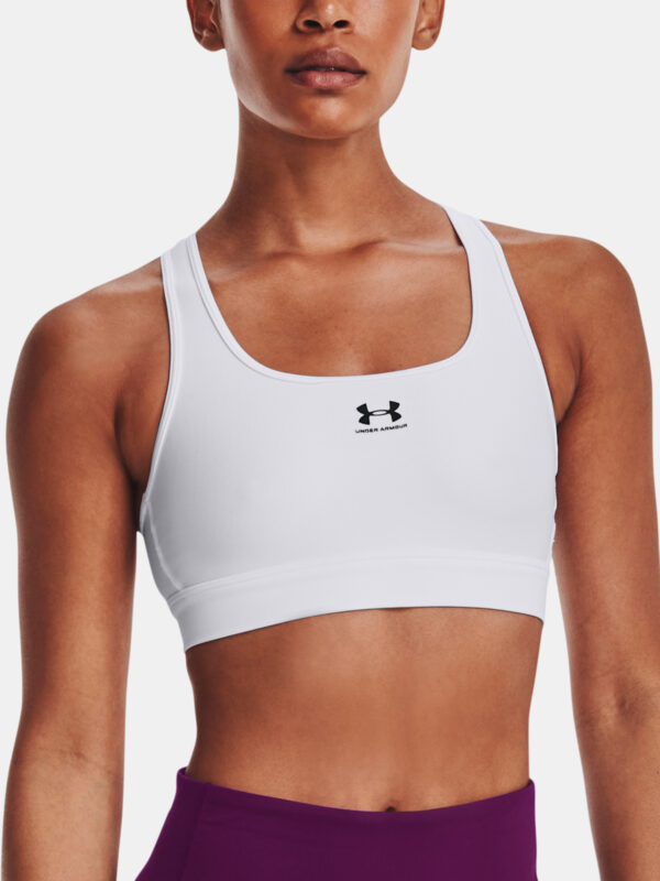 Under Armour Bra UA HG Armour Mid Padless-WHT - Women's