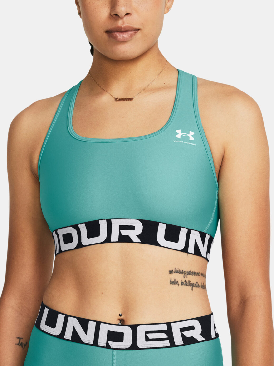 Under Armour Bra UA HG Authentics Mid Branded-GRN - Women