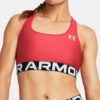 Under Armour Bra UA HG Authentics Mid Branded-RED - Women