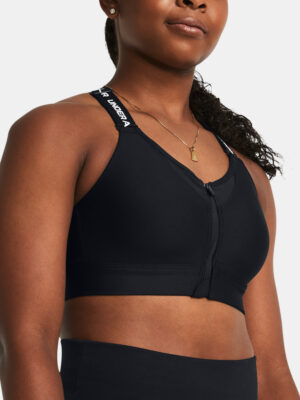Under Armour Bra UA Infinity High Zip 2.0 Bra-BLK - Women