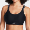 Under Armour Bra UA Infinity Mid 2.0 Rib Bra-BLK - Women