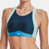 Under Armour Bra UA Infinity Mid High Neck Shine-BLU - Women