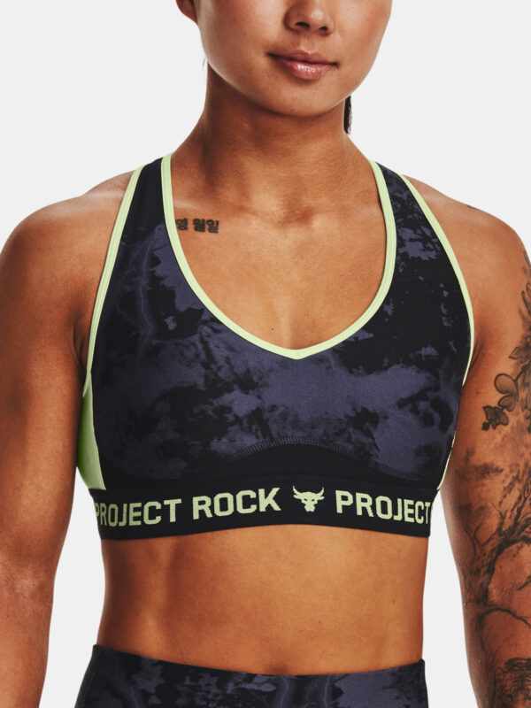 Under Armour Bra UA Pjt Rck Crssbk Bra Print-BLK - Women