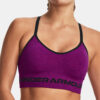 Under Armour Bra UA Seamless Low Long Htr Bra-PPL - Women