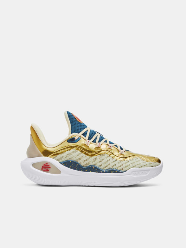 Under Armour CURRY 11 CHAMPION MINDSET blue sports sneakers