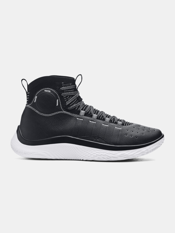 Under Armour CURRY 4 FLOTRO black leather sports sneakers