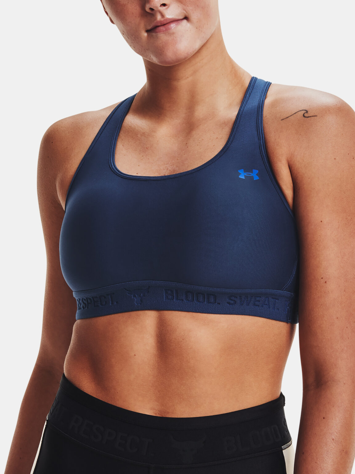 Under Armour Compression Bra UA Prjct Rock Bra-BLU - Women's