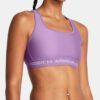 Under Armour Crossback Mid Bra - purple