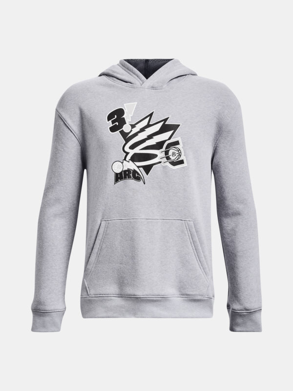 Under Armour Curry Boys Big Splash Hoodie - GRY - Boys