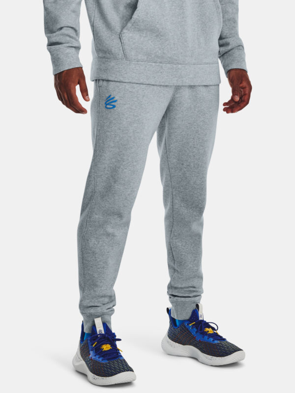 Under Armour Curry Fleece Sweatpants-BLU - Men's