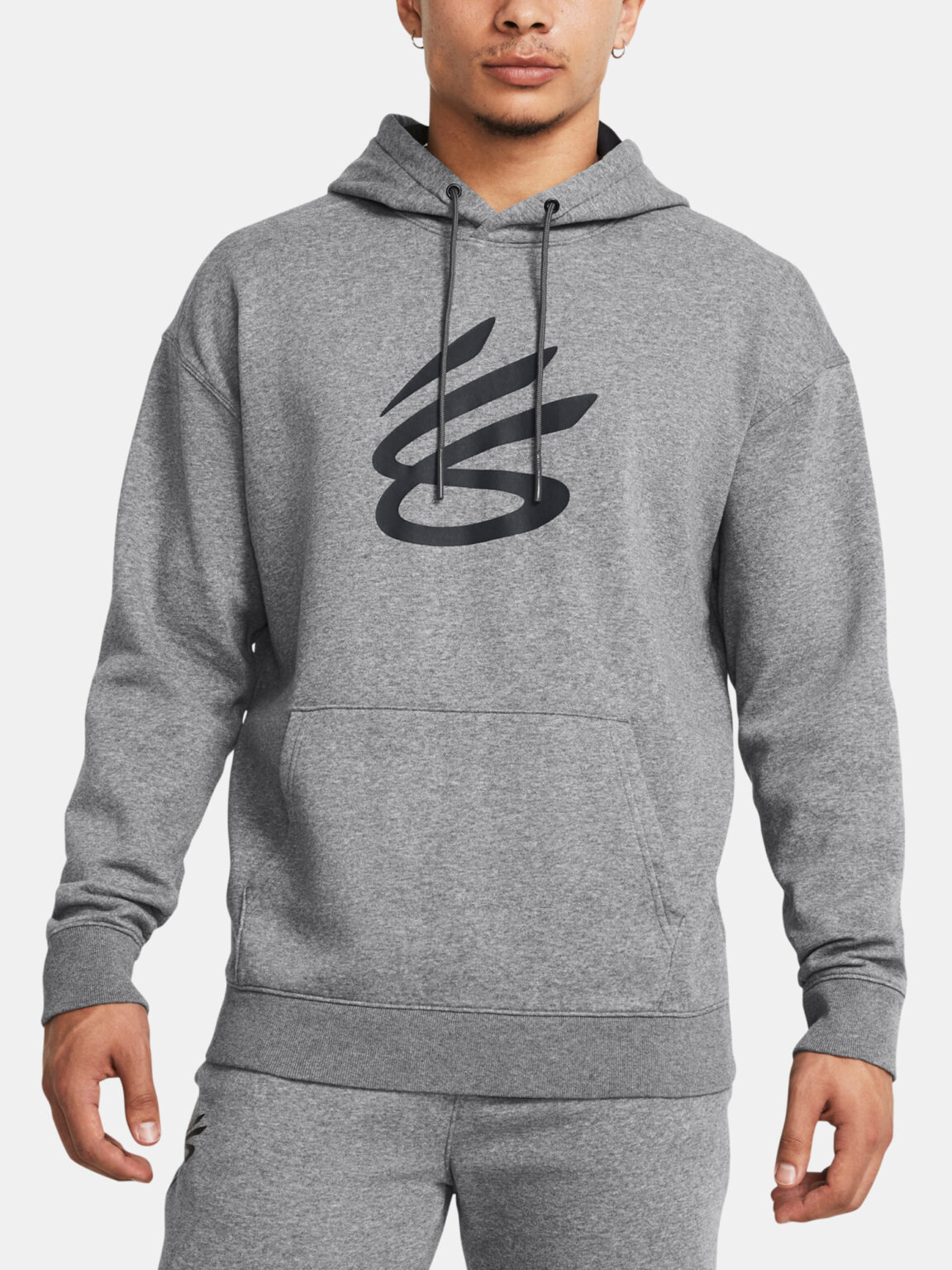 Under Armour Curry Splash Hoodie-GRY - Men's